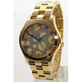 Marc by Marc Jacobs Uhr Damenuhr MBM3267 Henry Glossy gold