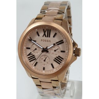 Fossil Uhr Damenuhr Multifunktion AM4634 Cecile rosegold...