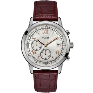 Guess Uhr Uhren Herrenuhr Chronograph W1000G2 Summit Leder