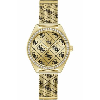 Guess Uhr Damenuhr W1279L2 Claudia goldfarben