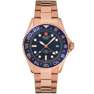 Swiss Alpine Military by Grovana Herrenuhr GMT 7052.1165