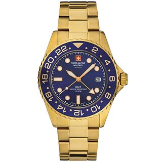 Swiss Alpine Military by Grovana Herrenuhr GMT 7052.1115