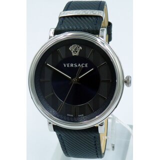 Versace Uhr Uhren Herrenuhr VE5A00120 V CIRCLE Leder...