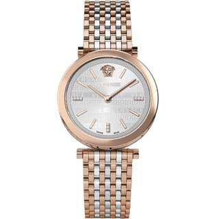 Versace Uhr Uhren Damenuhr VELS01019 V-TWIST bicolor