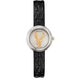 Versace Uhr Uhren Damenuhr VET300421 V Virtus Leder