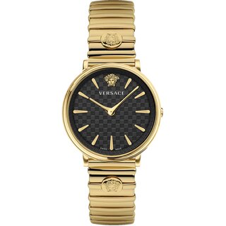Versace Uhr Uhren Damenuhr VE8104722 V CIRCLE Edelstahl...