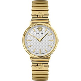 Versace Uhr Uhren Damenuhr VE8104822 V CIRCLE Edelstahl...